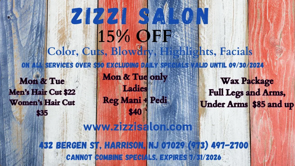 Summer Specials at Zizzi Salon & Spa